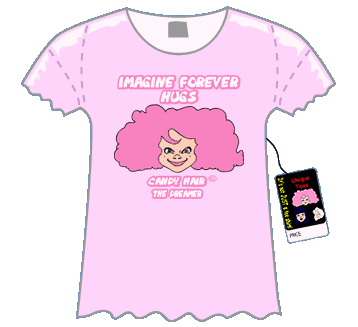 Candy Hair - Imagine Forever Hugs T-shirt