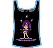 Dudette Glitter Tank Top