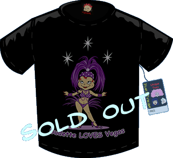 Dudette Loves Vegas T-shirt