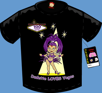 Dudette Loves Vegas T-shirt
