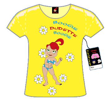 Dudette Boogie Baby Rib T-shirt