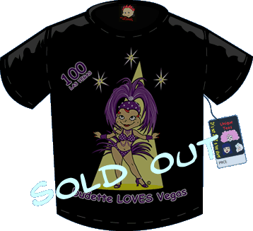 Tude Dude & Dudette Loves Vegas Double Sided T-shirt
