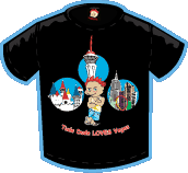 Tude Dude Loves Vegas T-shirt