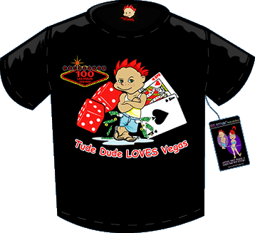 Tude Dude Loves Vegas T-shirt